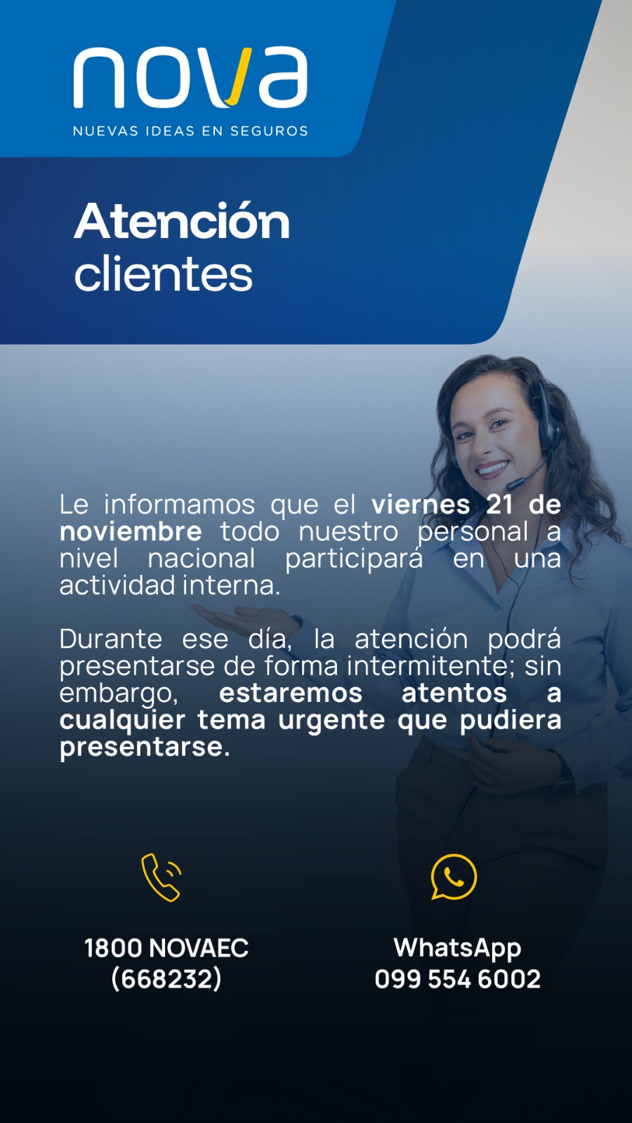 Aviso 21 de noviembre de 2025